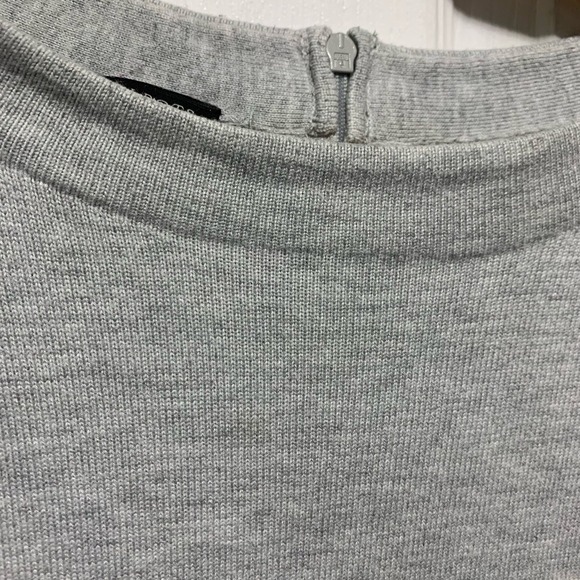 Talbots women's long sleeve gray/white striped sweater XL pullover minimalist - Picture 6 of 6